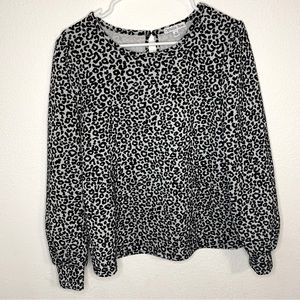 Ophelia Roe Animal Print Top